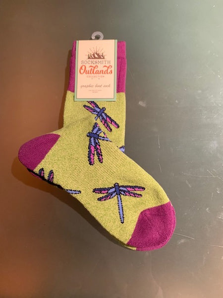 Dragonflies Boot Sock